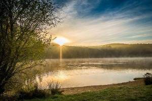 Mist over St Georges Lake